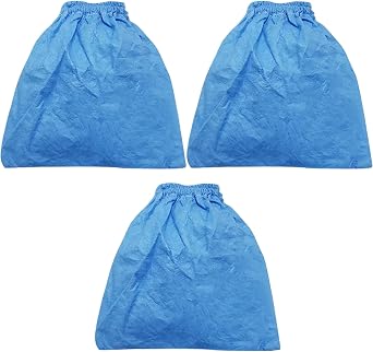 3Pcs VRC5 Cloth Filter Bags Compatible with Vacmaster 4 to 16 Gallon Wet/Dry Vacuums, Replaces Part VFB511B 0201, VBV1210, VJC607PF, VJC507P, VOC507S, VJ507, VOC507S 1001,VQ407S