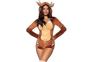 Women's Cuddly Reindeer Costume