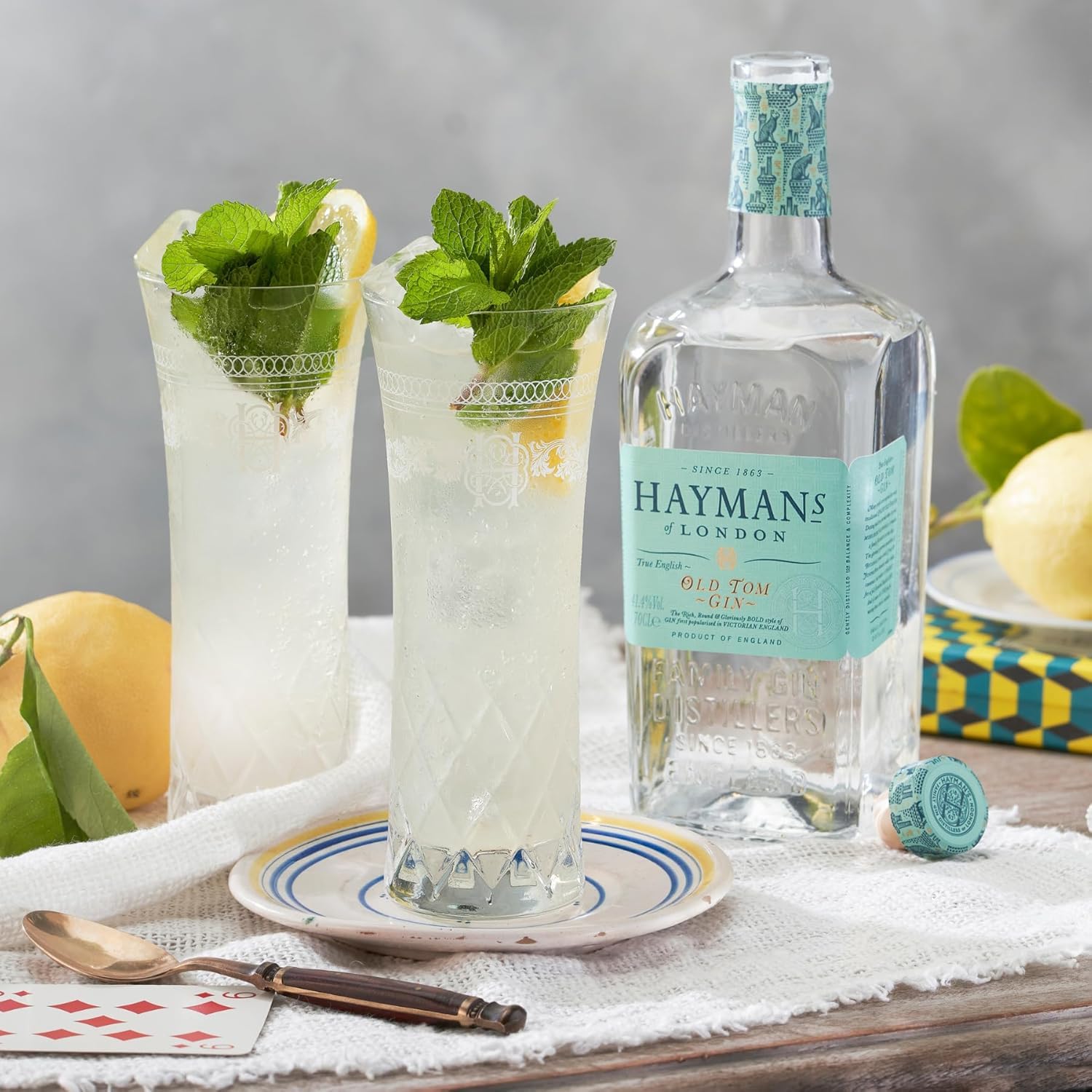 Hayman's | Old Tom Gin | 700 ml | 41,4% Vol. | Noten von Earl Grey | Intensive Wacholdernoten im Geruch | frische Zitrusnoten | Gold bei den World Gin Awards