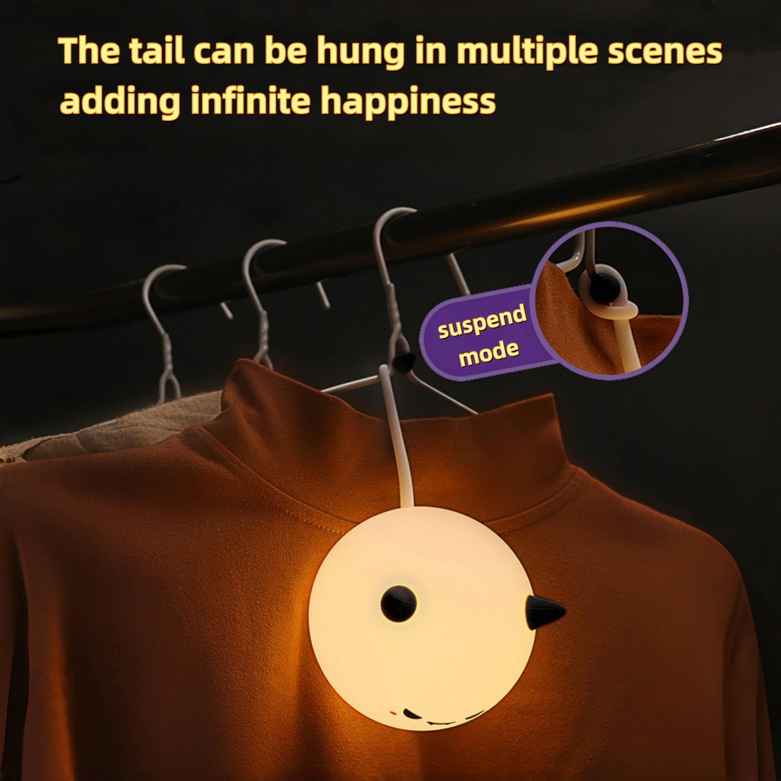Simpatica luce notturna per bambini, in morbido silicone, 3 livelli, dimmerabile, ricaricabile, ricaricabile, per allattamento, lampada da comodino per neonati e bambini