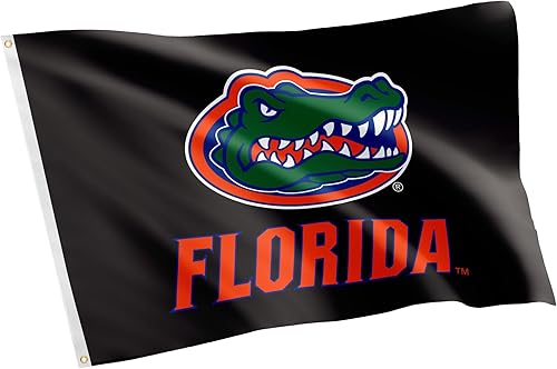 Desert Cactus Bandera de la Universidad de Florida UF Gators Banner 100% poliéster para interiores y exteriores, banderas de 3 x 5 pies (diseño Z)