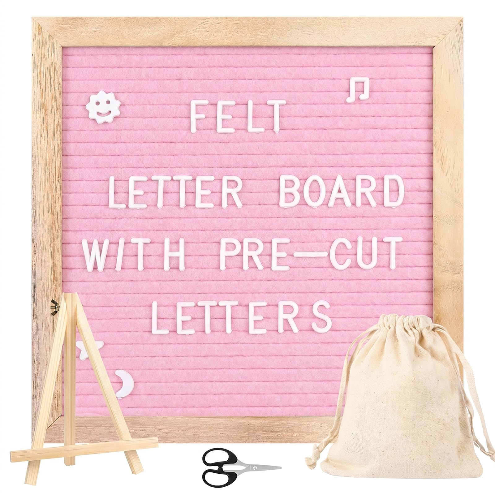 Nymblis Felt Letter Board, DIY Changeable Message Board with 340 Letters