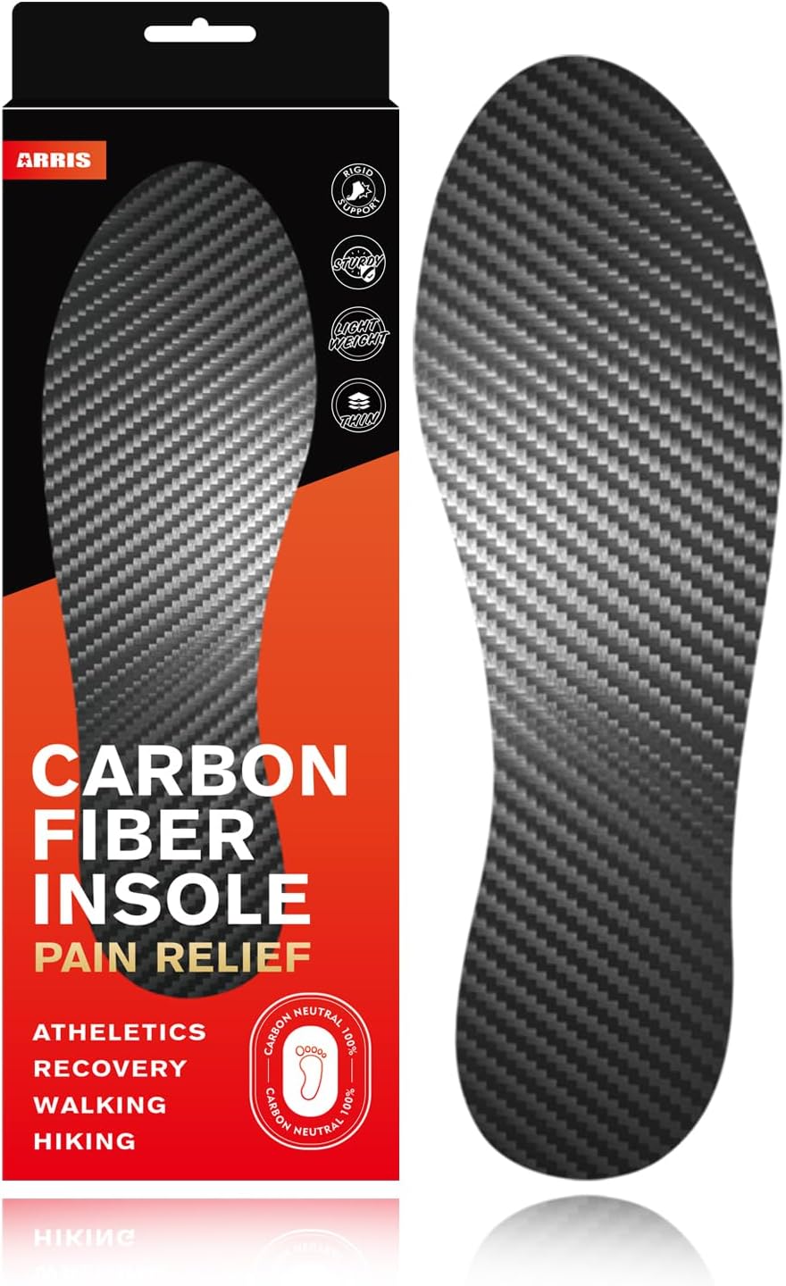 Carbon Fiber Insole 1PC, Carbon Fiber Foot Plate for Hallux