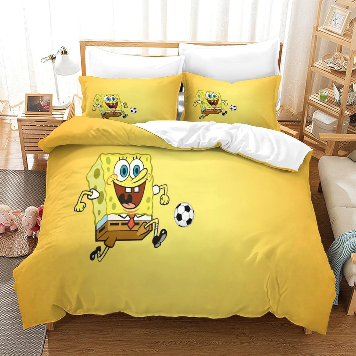 SpongeBob SquarePants Duvet Cover Sets 3 PCS Hotel Quality Quilt Cover