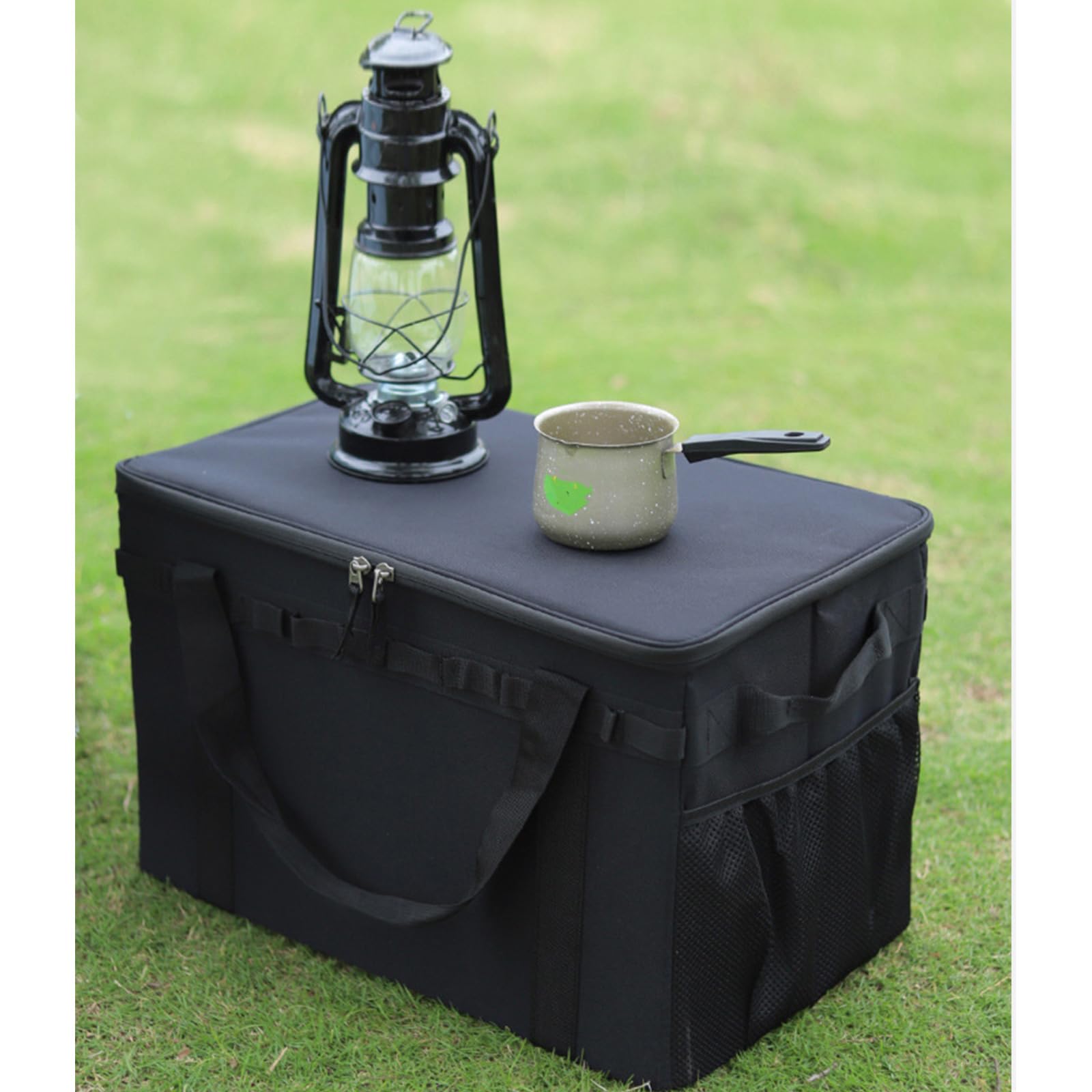 Bolsa de almacenamiento de utensilios de camping a prueba de agua para exteriores, bolsas de gran capacidad, bolsas de picnic, utensilios de viaje, bolsas de transporte para picnic, vajilla