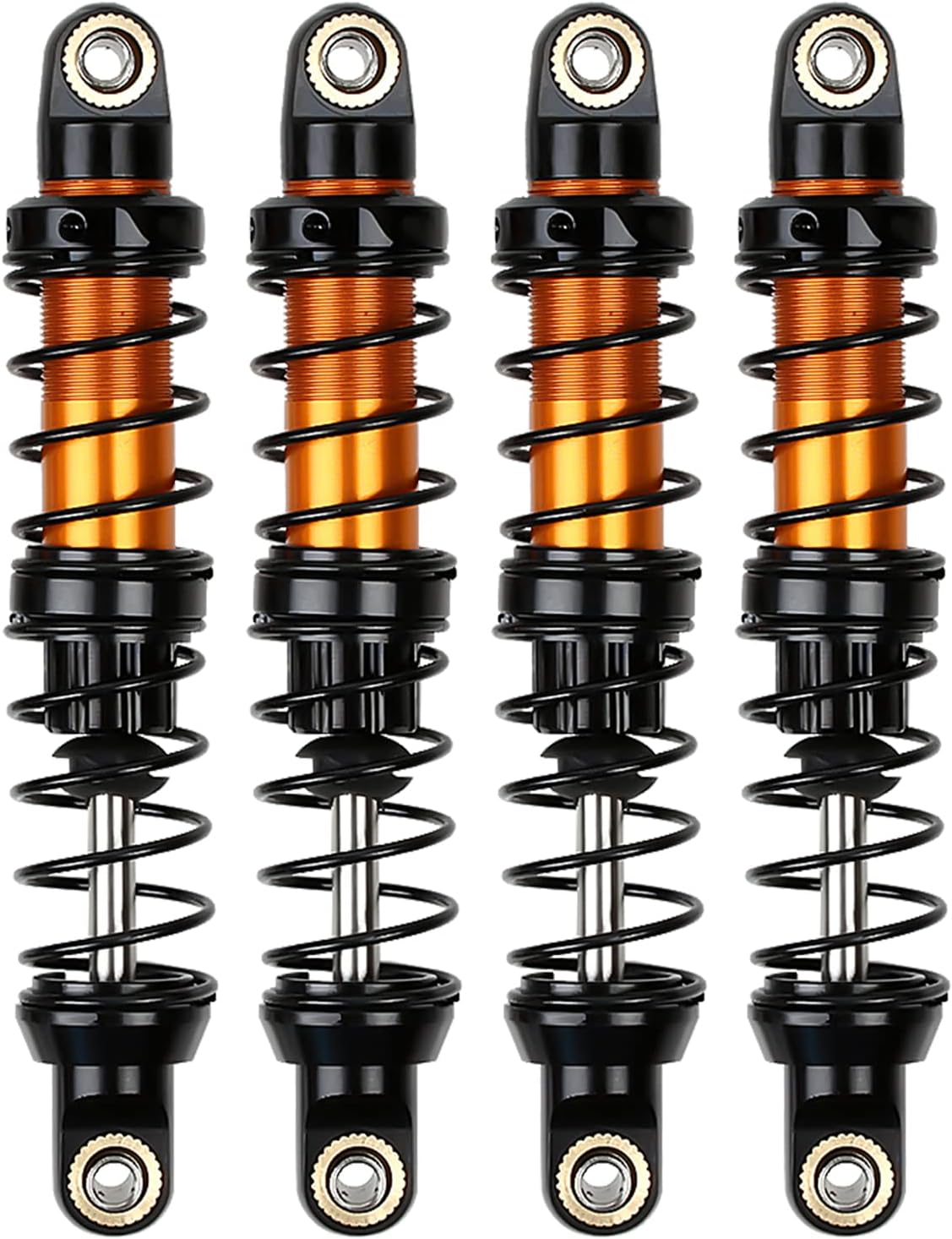 INJORARC Shock Absorber 4 Pieces RC Shock Absorber RC Damper Set for 1/10 RC Crawler Car Axial SCX10 90046 AXI03007 TRX4 TRX6 (80 mm)
