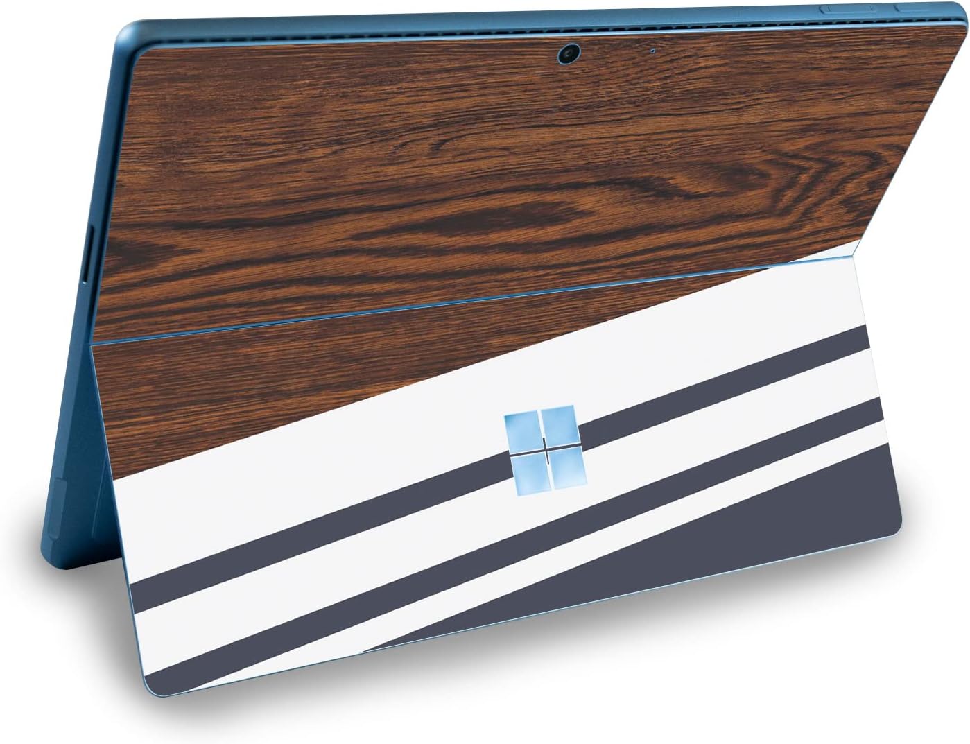 MightySkins Skin Compatible with Microsoft Surface Pro 9 (2022) - Wood Formal | Protective, Durable, and Unique Vinyl Decal wrap Cover | Easy to Apply & Change Styles | Made in The USA