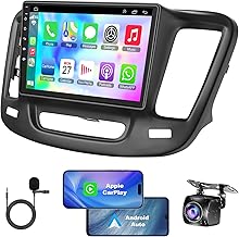 HD Touchscreen Car Radio for Chrysler 200C 2015 2016 2017 2018 2019, Android 13 System, 4GB RAM + 64GB ROM, Chrysler 200C Radio Support Wireless CarPlay & Android Auto, GPS Navigation & Bluotooth