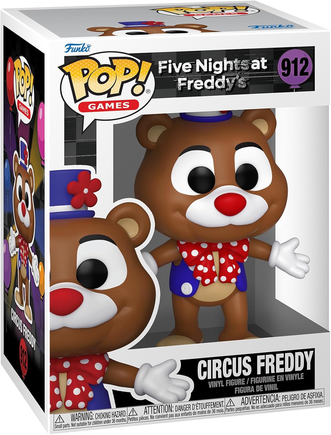 Funko POP! Games: Five Nights at Freddy's - Circus Freddy Fazbear - Collectable Vinyl Figure - Gift Idea - Official Merchandise
