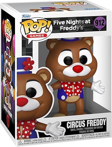 Funko Pop! Games: Five Nights at Freddy's - Circus Freddy Fazbear - Figura de vinilo coleccionable - Idea de regalo - Producto oficial