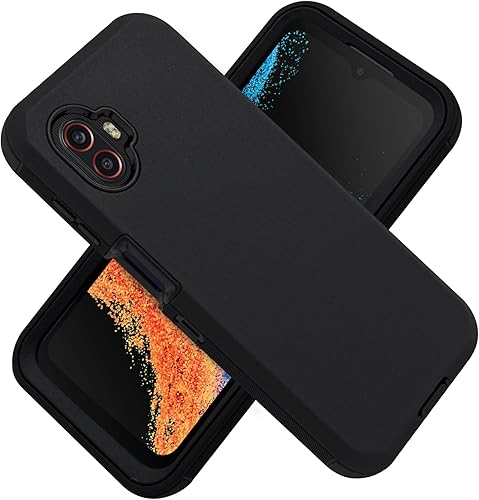 Miniatura 3 de Funda con clip para cinturón para Samsung Galaxy XCover 6 Pro, funda protectora de cuerpo completo para teléfono con protector de pantalla