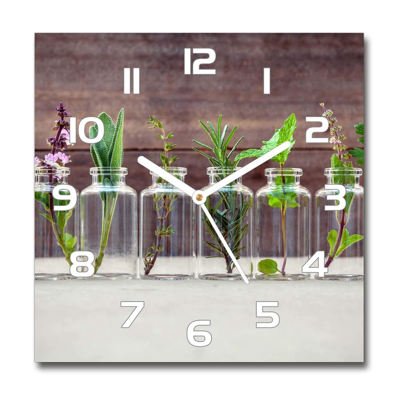 Horloge en Verre Silencieuse Tulup 60x60cm - Finis les Bruits de Tic-Tac dans le Salon
