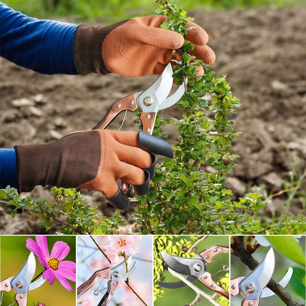 Megawodar Pruner Shears Garden Cutter Clippers and Claw Gardening Gloves : Patio, Lawn & Garden