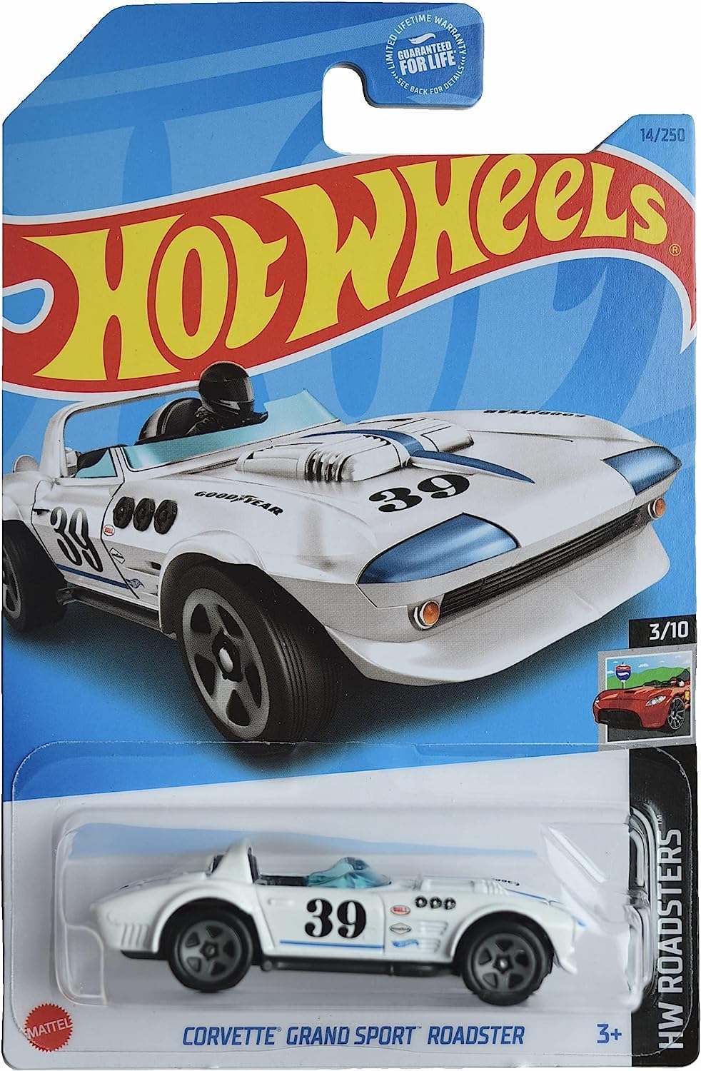 Hot Wheels Corvette Grand Sport Roadster, HW Roadsters 3/10 [white]