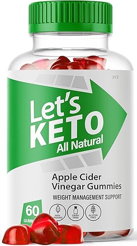 Montty (1 paquete) Lets Keto - Deja que las gomitas Keto ACV, Gomitas Keto, Gomitas Keto, LetsKeto, 60 gomitas durante 30 días.