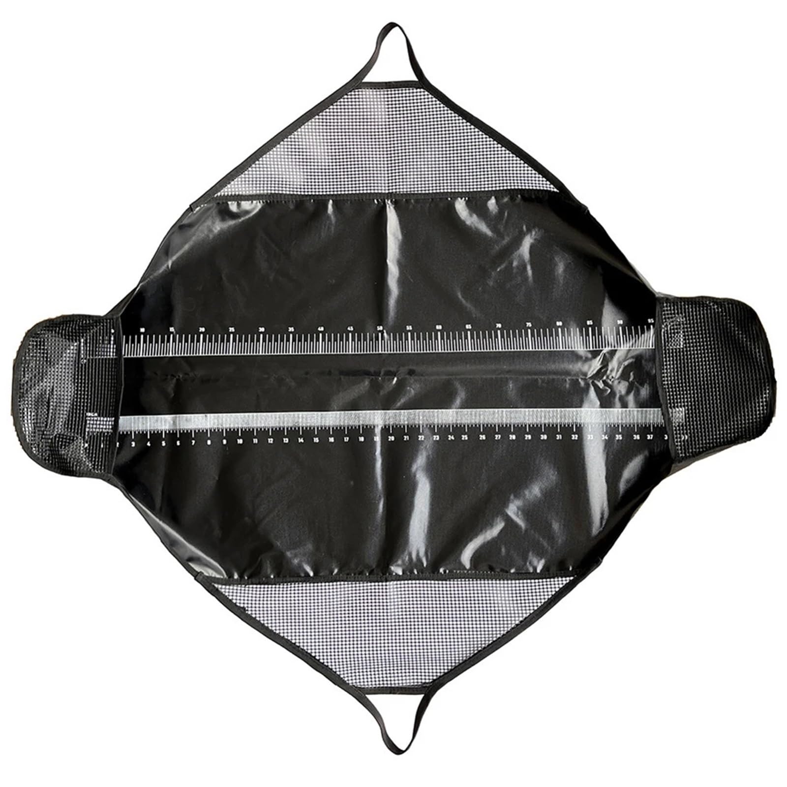 Fotografierte Angel-Abhakmatte, Die Sling-Fischbeutel Misst