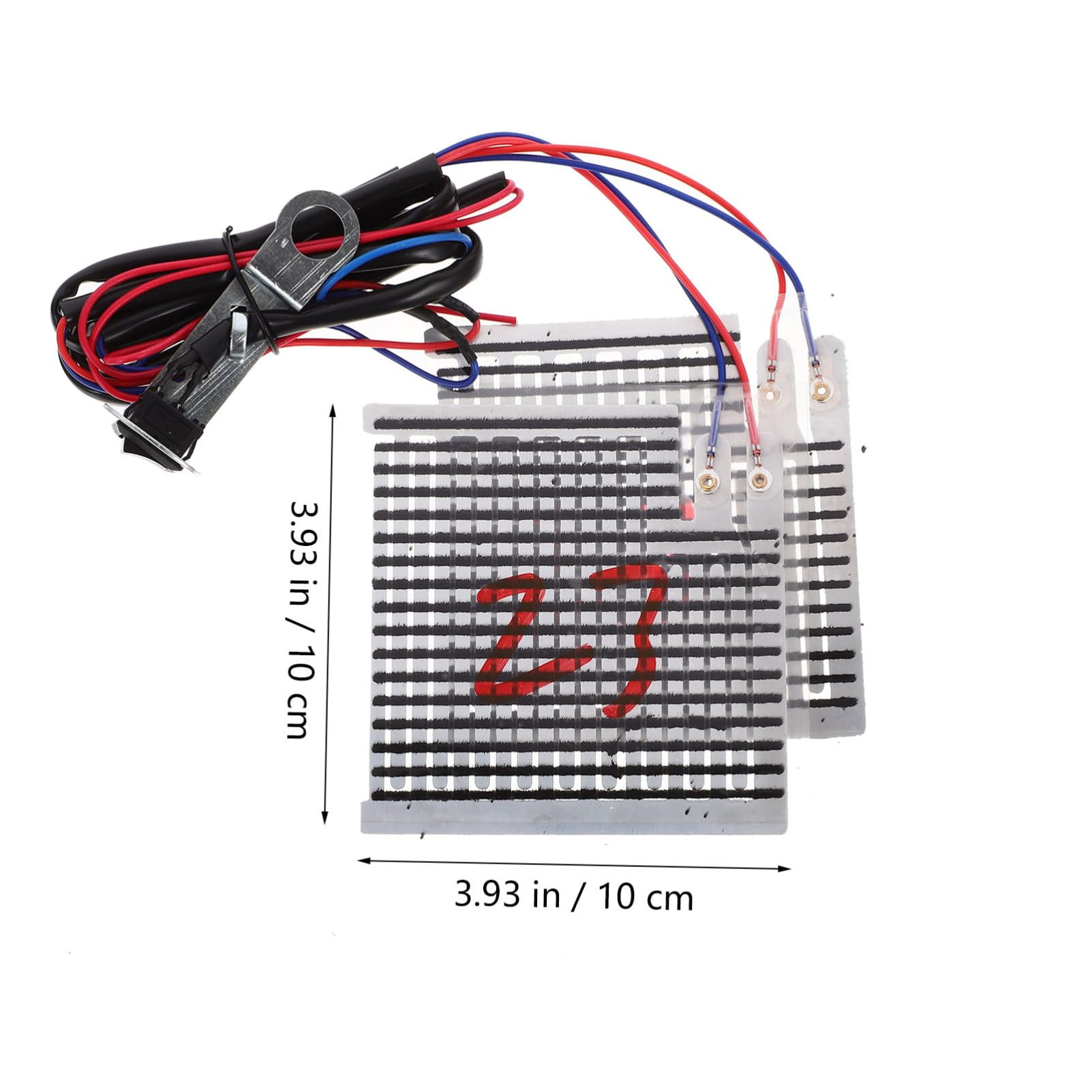 Amosfun 3 Paia Manopole Riscaldate per Coprimanopole Manubrio con Della Temperatura Facile Installazione e Comfort Protezione per Mani Durante