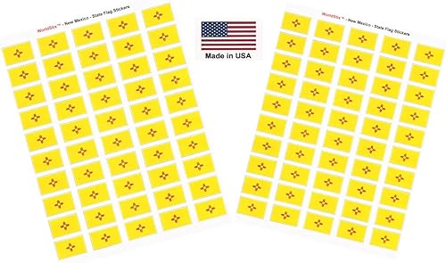 Miniatura 4 de 100 banderas internacionales o especialidades de 1.5 x 1 pulgada autoadhesivas para álbumes de recortes, dos hojas de 50, 100 banderas adhesivas de