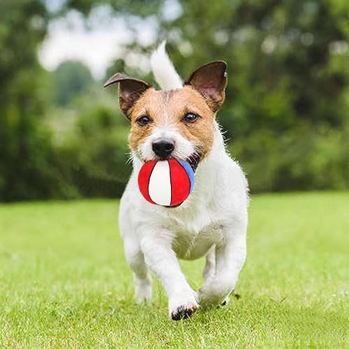 Miniatura 7 de 2 pelotas interactivas para perros, adecuadas para perros pequeños y medianos, juguetes de felpa chirriantes para perros, juguetes masticables para