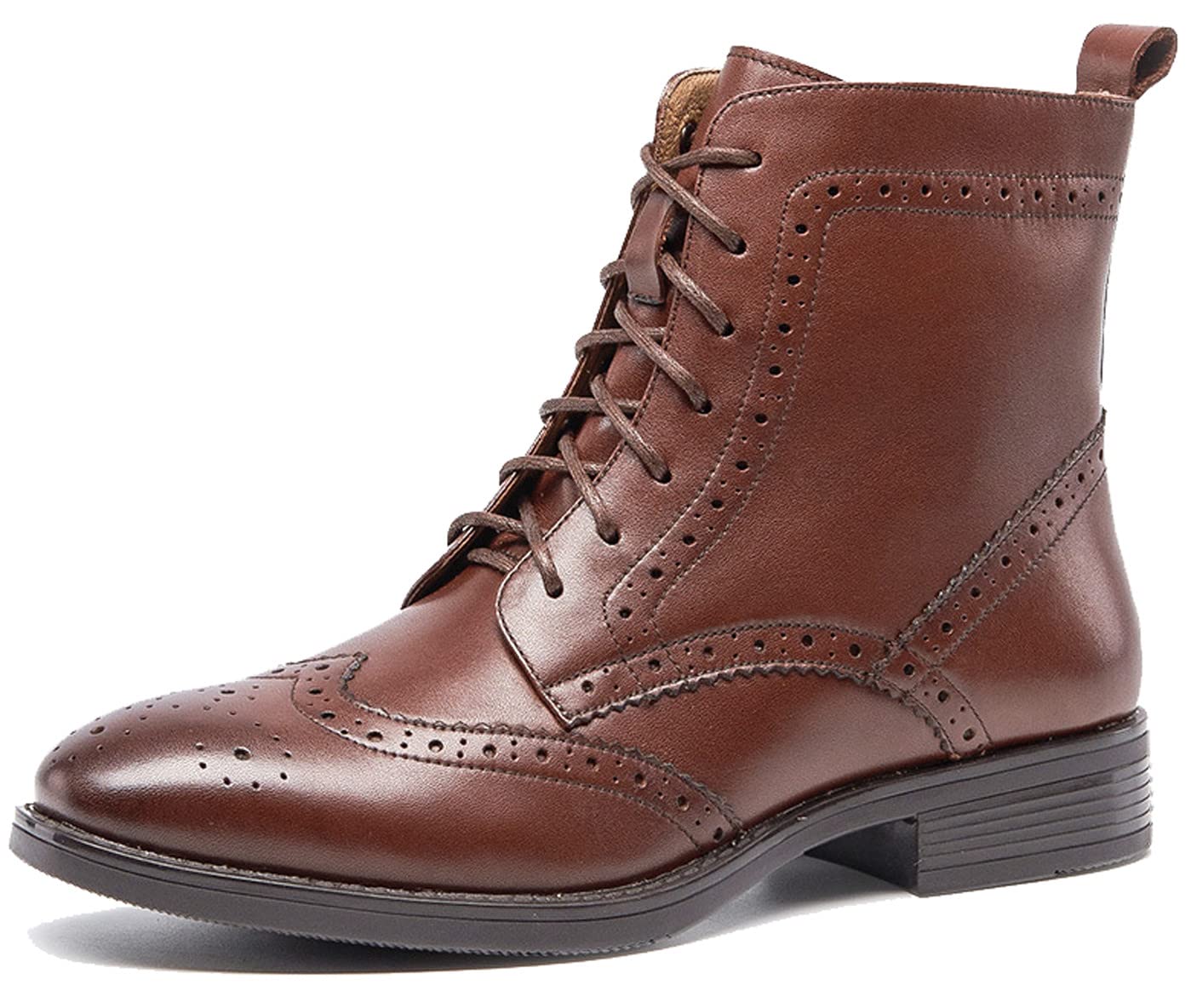 U-lite Womens Fall Winter Comfortable Stylish Leather Chelsea Ankle Boots Women Booties
