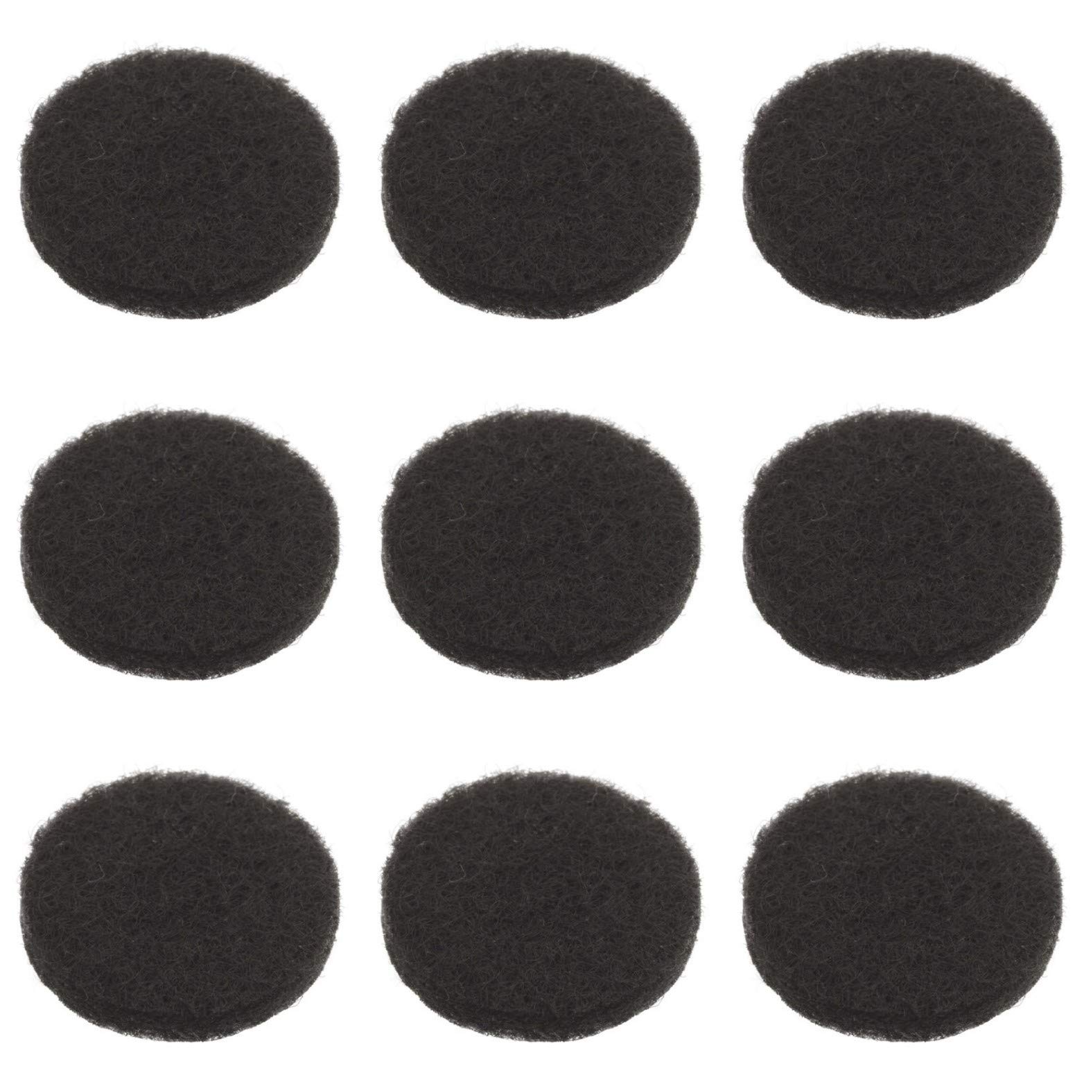 Stick on Self Adhesive Needle Felt Pads Round Furniture Accessory Ornament Floor Worktop Protectors Made in Germany