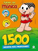 1500 adesivos para professores - Turma da Mônica