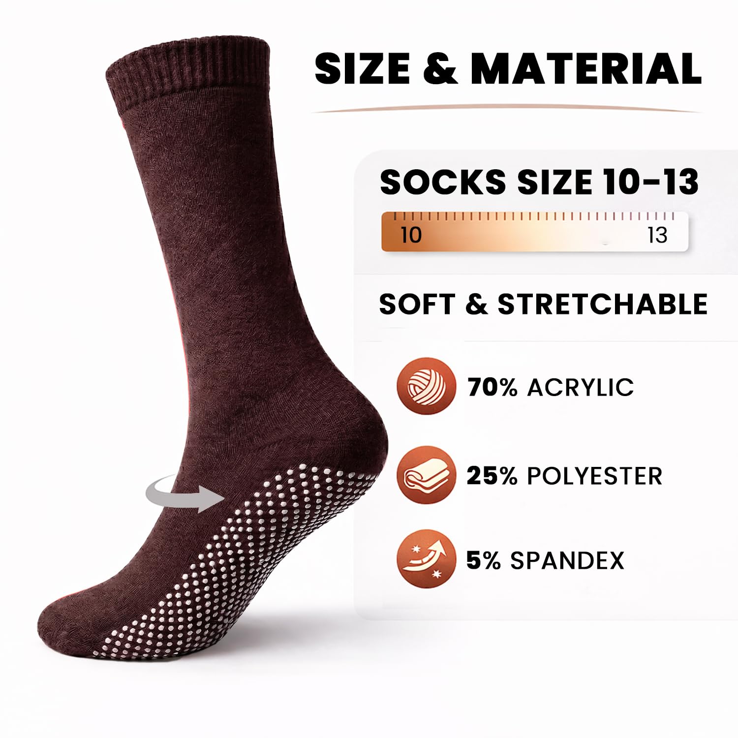 Yacht & Smith Calcetines térmicos de invierno para hombre y mujer, paquete a granel resistente al frío - -