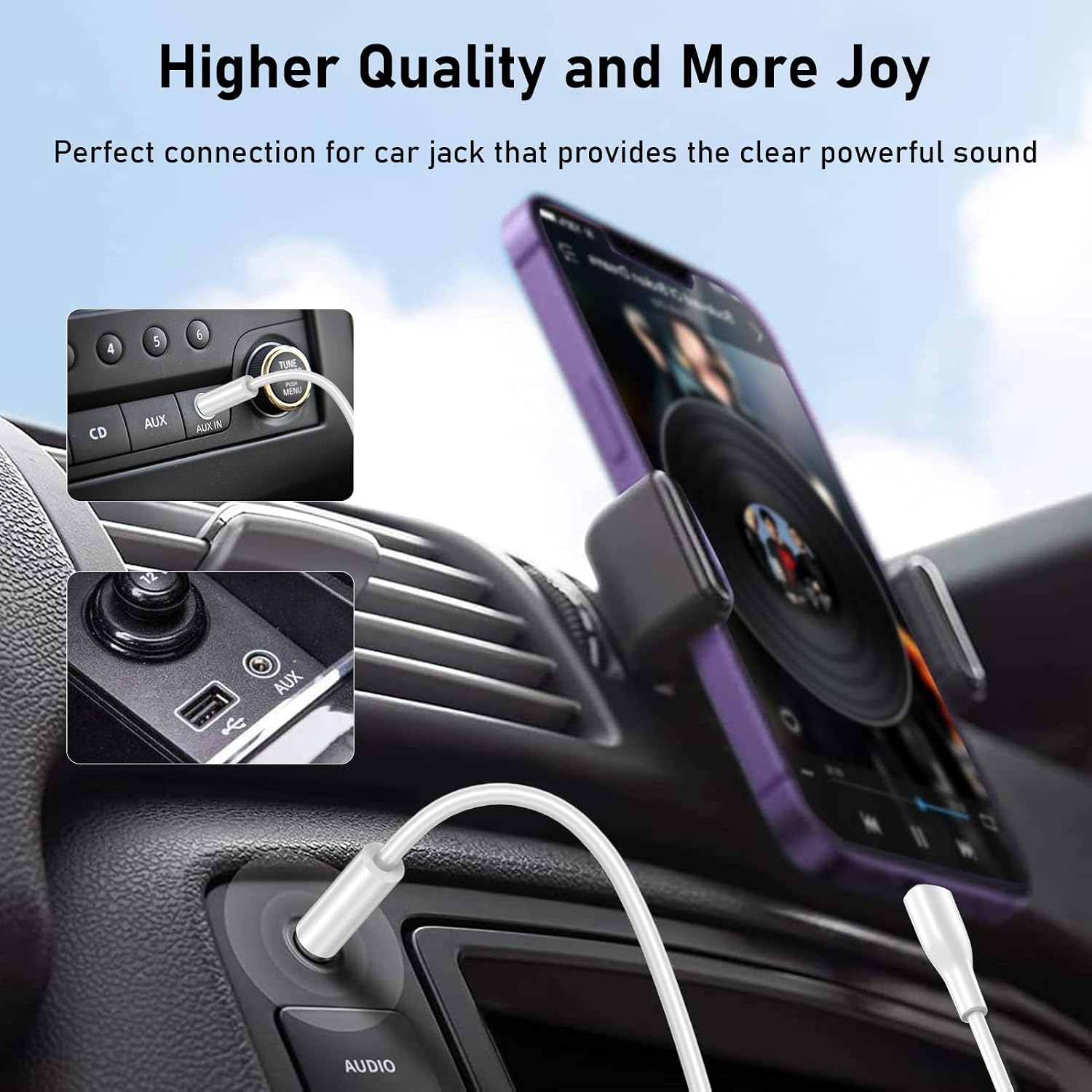 iPhone 16 17e Aux Cord for iPhone 16e/16/16 Pro/16 Pro Max/16 Plus,17 17e 17 Pro Max Air, 3FT USB C to Aux Cord Car Stereo Type C to 3.5mm Headphone AUX Cable Audio Adapter for Samsung A17,Pixel 10a