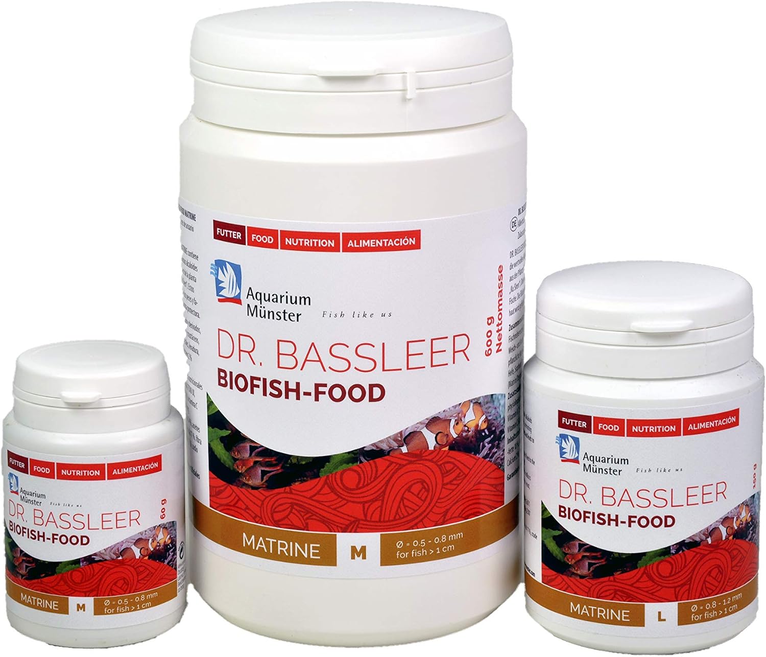 Bassleer Matrine Fish Food (Lrg, 600g)