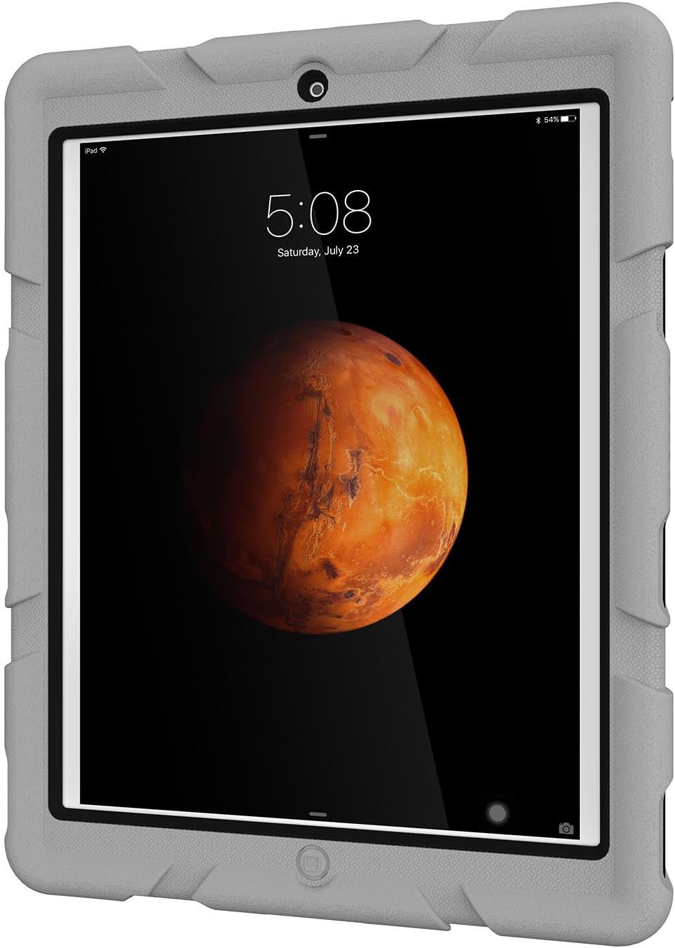 Hocase iPad 2/3/4 Case, Heavy Duty Shockproof Protection Hard Plastic+Rugged Silicone Rubber Bumper Dual Layer Protective Case for Apple 9.7-inch iPad 2nd/3rd/4th Generation - Gray