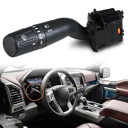 CBS2293 Interruptor de señal de giro del interruptor del limpiaparabrisas que reemplaza para Ford F150 2015-2020, F250 F350 F450 Super Duty