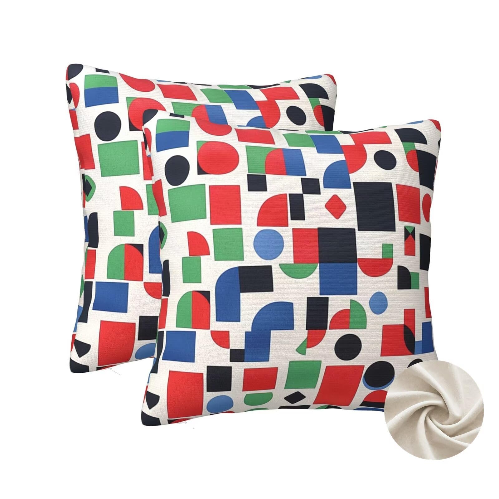 Housses de coussin 60x60 vintage haut de gamme pour decoration canapé et lit zt99