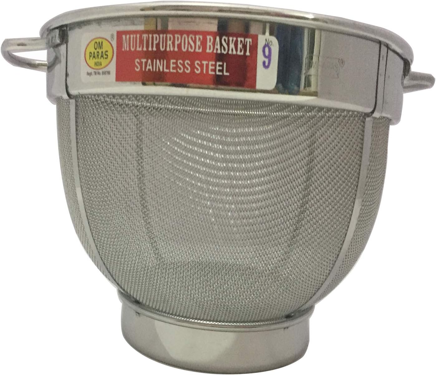 Rice Strainer Bowl for Pasta Spaghetti Washing Bowl fine Mesh Pot Rinse Vegetable Fruit Drainer Stainless Steel Strainer Sieve Colander