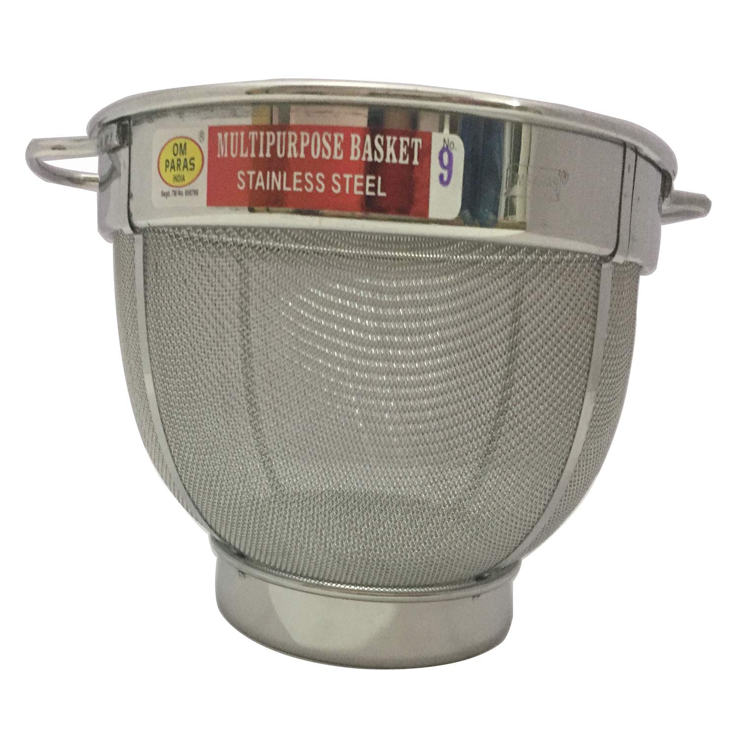 Stainless Steel Kitchen Rice Strainer Washing Bowl Dishwasher Safe Mesh