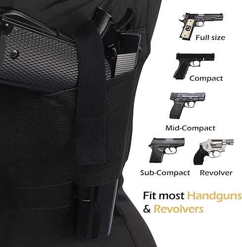 Miniatura 2 de Lilcreek Camiseta sin mangas oculta para mujer, camiseta oculta para armas, ropa de transporte oculta, funda táctica CCW, funda oculta para pistola