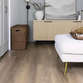 Flooret 72 Full Plank Sample Luxury Vinyl Plank Flooring | DIY Click Installation, 40 Mil Wear Layer, Waterproof and Scratch Resistant LVP | Elmstead Signature