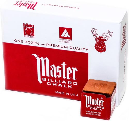 Miniatura 7 de Caja de tizas para tacos de pool/billar, 12 tizas Pícea,Negro,Azul,Marrón,Herrumbre,Oro,Verde,Gris,https://www.amazon.com/dp/undefined