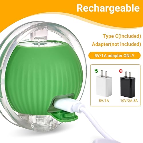 Miniatura 6 de Juguetes interactivos para gatos de interior, juguete de activación de movimiento, bola móvil inteligente para gatito, bola móvil recargable para