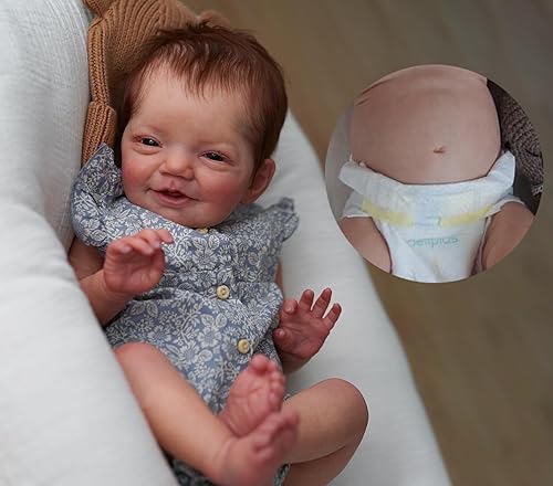 Miniatura 3 de Anano Reborn Baby Dolls 20" Full Silicone Body Realistic Newborn Girl Anatomically Correct Lifelike Collectible Infant Doll Ultra-Realistic Features