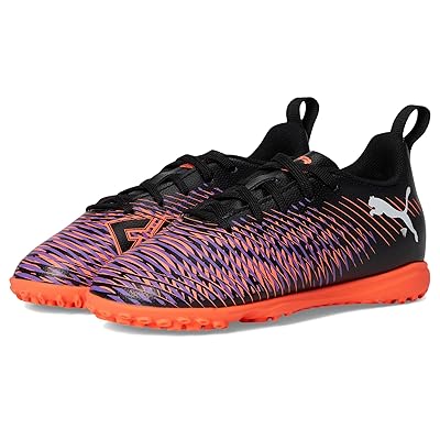 PUMA Kids Future 8 Play Turf Training (Little Kid/Big Kid) Kids Shoes PUMA Black/PUMA White/Glowing Red
