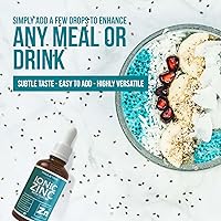 Vista 6 de Ionic Zinc Plus Copper Liquid Concentrate 240 Servings, Glass Bottle, Vegan - Balanced Ratio of Zinc Copper - Supports Immunity, Brain Thyroid