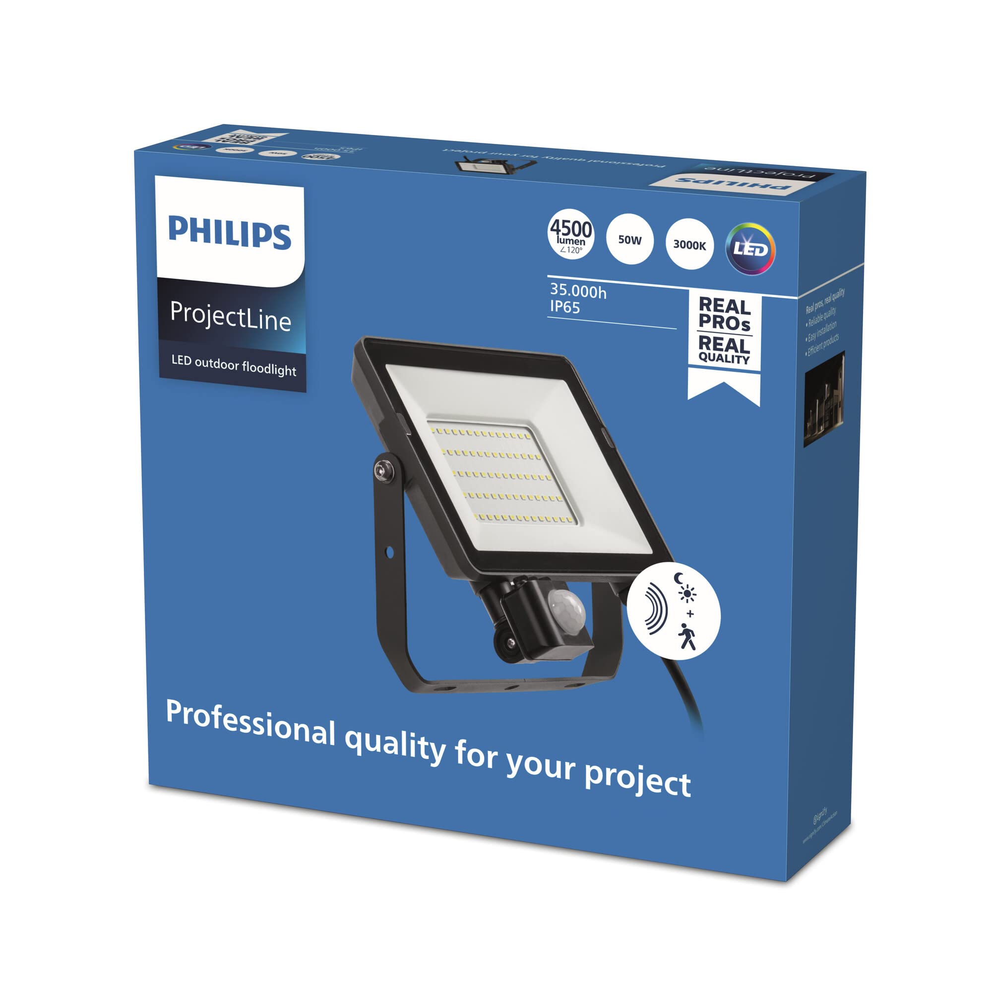 Projectline Floodlight 50W 3000K Sensor