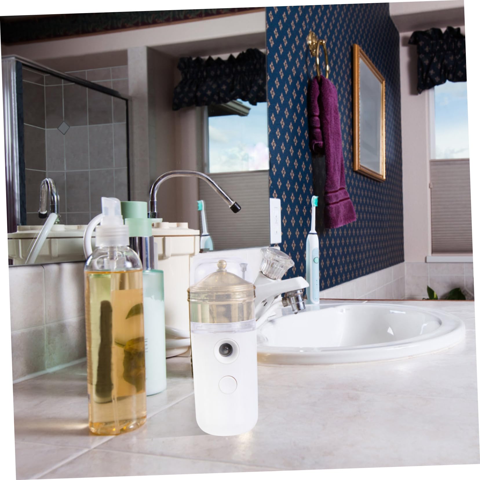 Balacoo Steam Sprayer Face Moisturizer Electric Sprayer Portable Handheld Rechargeable Cool