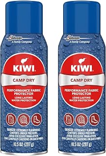 Kiwi Camp Dry Water Repellent Performance Fabric Protector, 10.5 oz 2 Pack