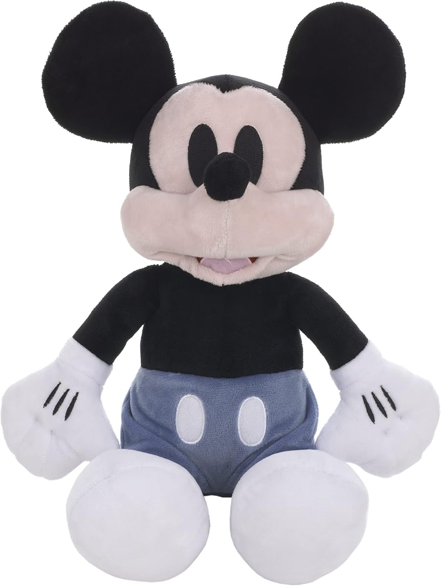 Disney Mickey Mouse Black, White, and Blue Plush