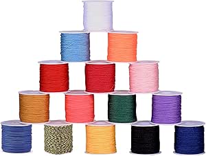 Cordino Intrecciato In Nylon Con Nodi Cinesi Da 0,8 Mm, Per - Foto 4