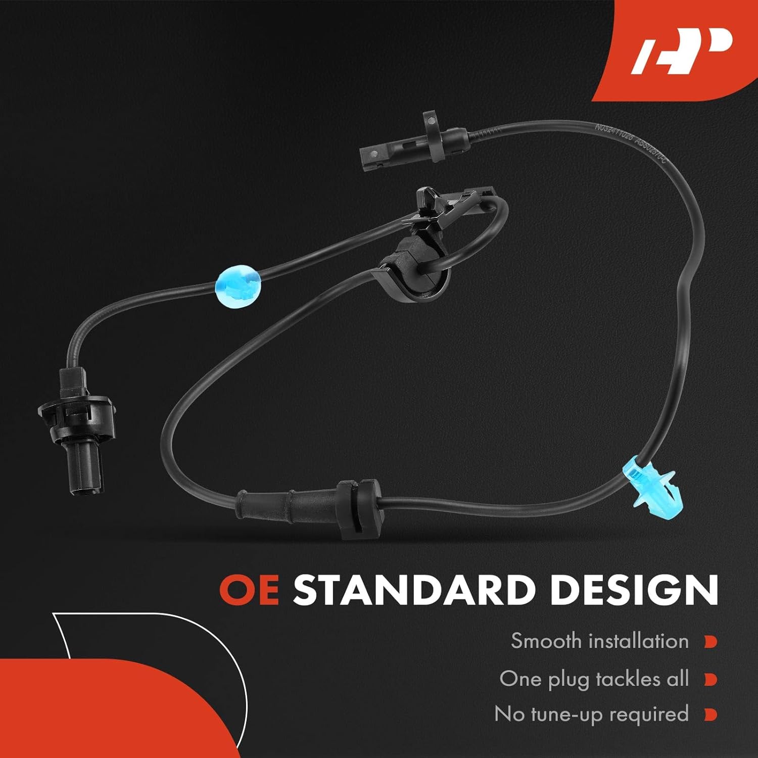 A-Premium ABS Wheel Speed Sensor Compatible with Honda, Acura Models - Pilot 2016-2020, MDX 2014-2016, Ridgeline 2017-2020, Passport 2019-2020, AWD - Front and Rear Side, 4-PC Set