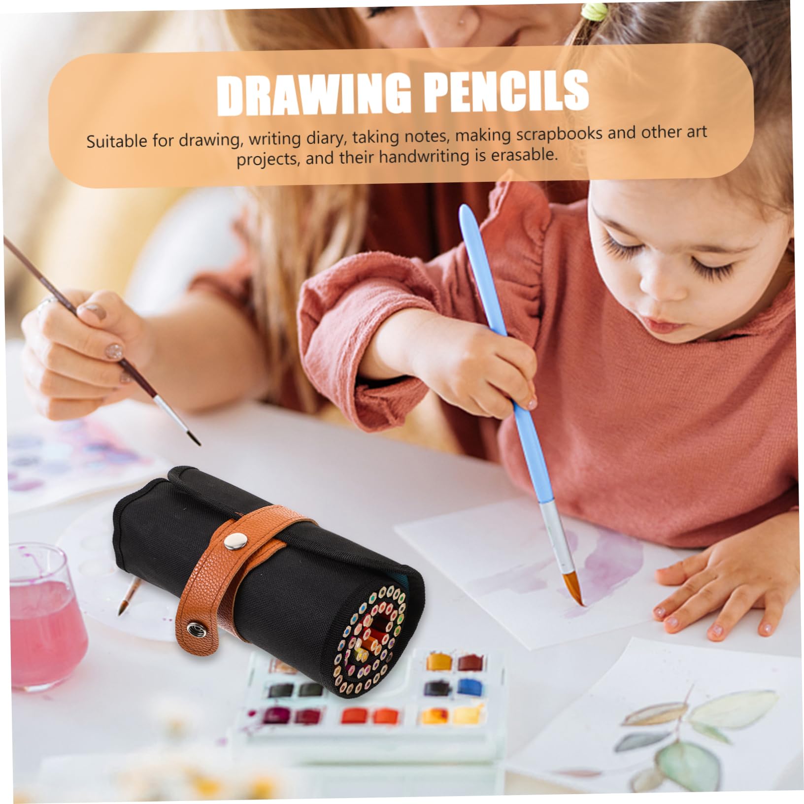 ibasenice Mini Crayon de Couleur 50 Pièces en Bois, Crayons à Base Huile Hexagonaux, Légers et Confortables, pour Dessin, Loisirs Créatifs et Notes