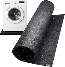 AVOID Antivibrationsmatte Waschmaschine – Antirutschmatte Waschmaschinen Unterlage – Gummimatte schalldämmend & vibrationsfrei – Rutschfeste Waschmaschine Matte für alle Böden - 1cm