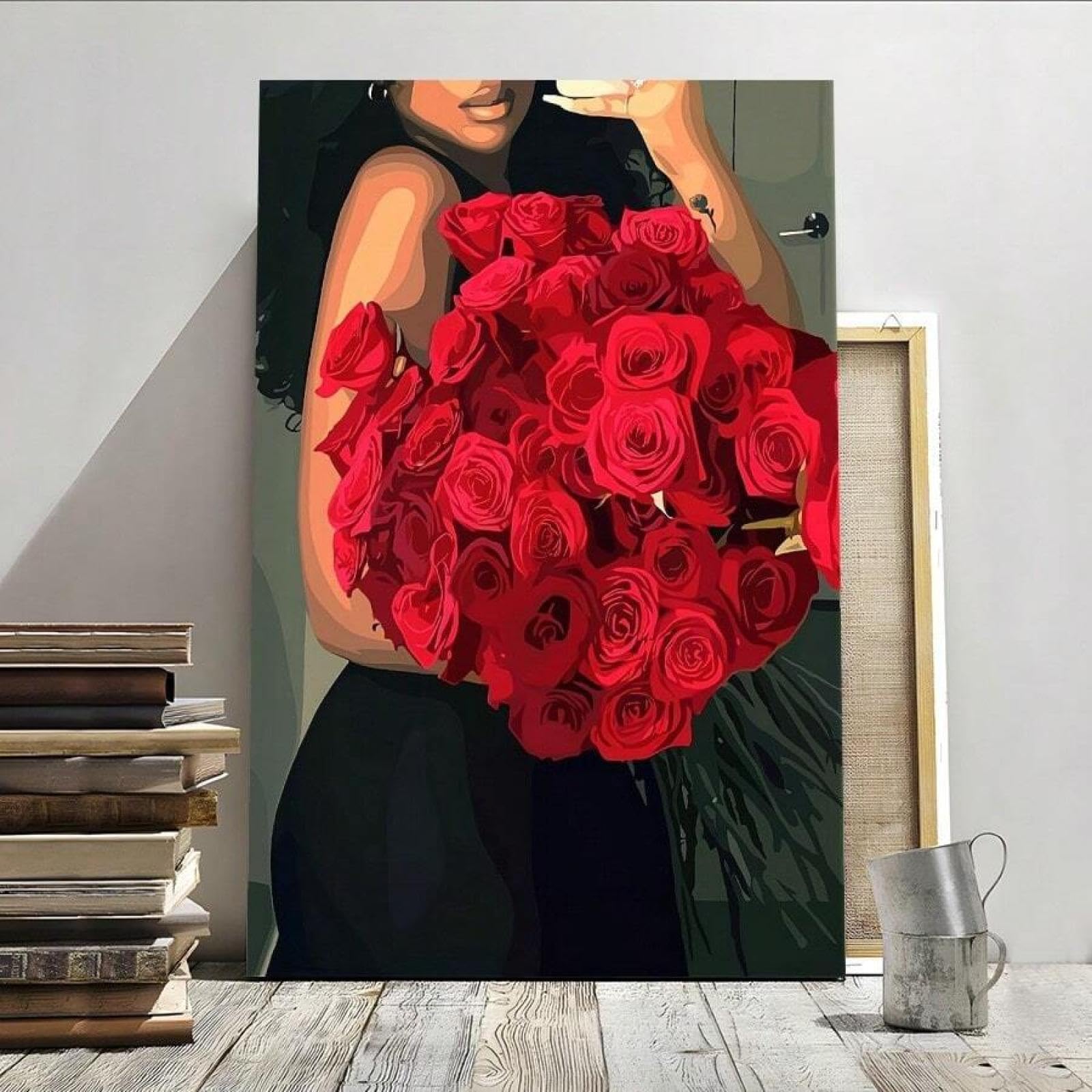 Décoration murale 80x140cm grand format avec tableau fleur - 8